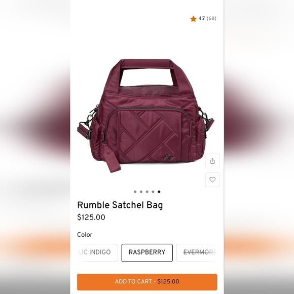 EUC Lug Rumble In Raspberry, Retails For $125 - Picture 15 of 16